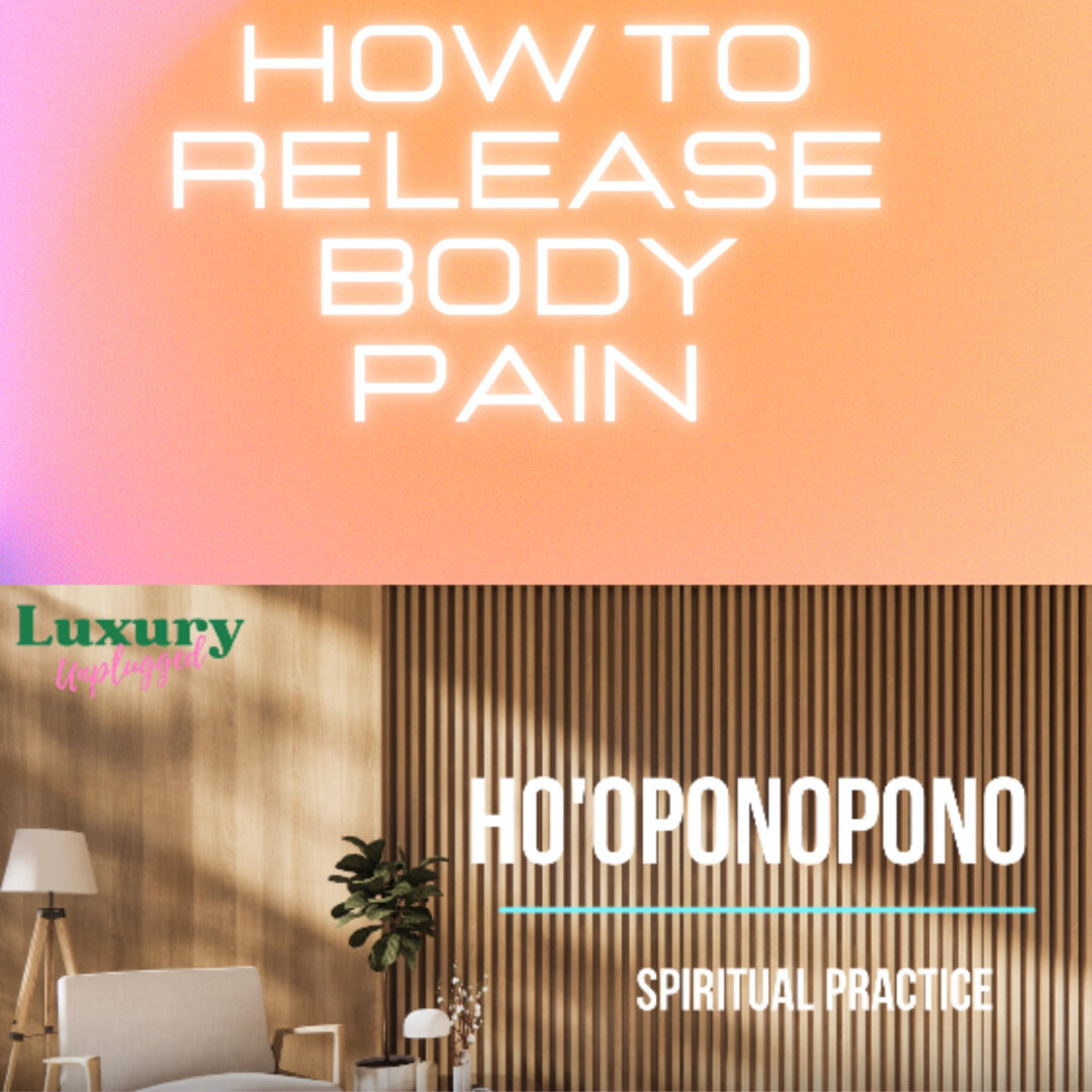 Hoponono spiritual practice for relief from aching body| Meditation how to do back and body pain relief 1